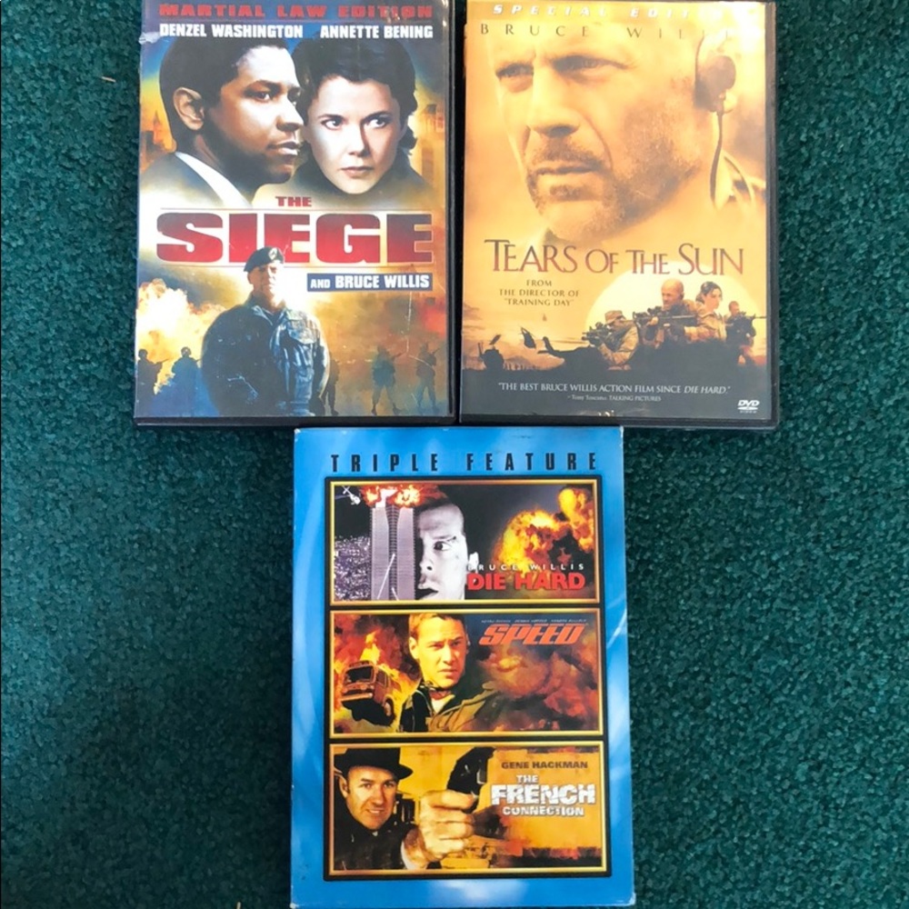 Movies DVDs Action Thriller